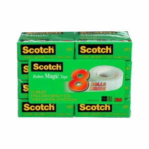 Scotch Magic Tape 810-8PK-BXD 19mm x 25M Boxed Pk8