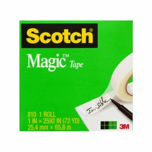 Scotch magic tape boxed roll 25.4mm x 65.8m