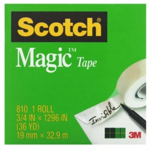 Scotch Magic Tape 810 19mm x 33m boxed single
