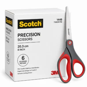 Scotch Precision Scissors 1448 20.3cm (8 Inch) stainless steel scissors box of 6