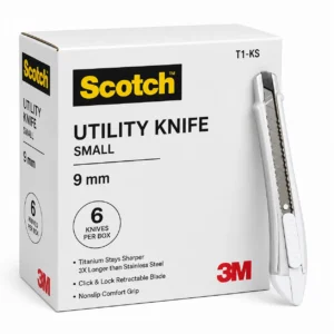 Scotch Utility Knife T1-KS 9mm precision cutter box of 6
