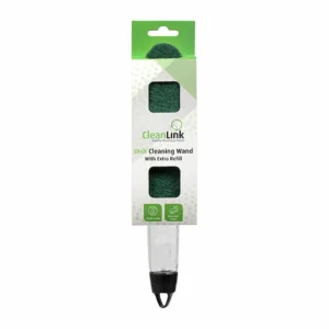 Cleanlink dish wand, front, in packaging