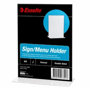 Esselte sign / menu holder portrait A4
