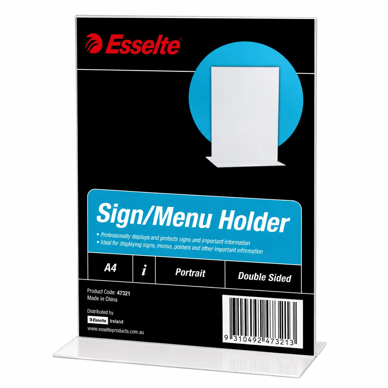 Esselte sign / menu holder portrait A4