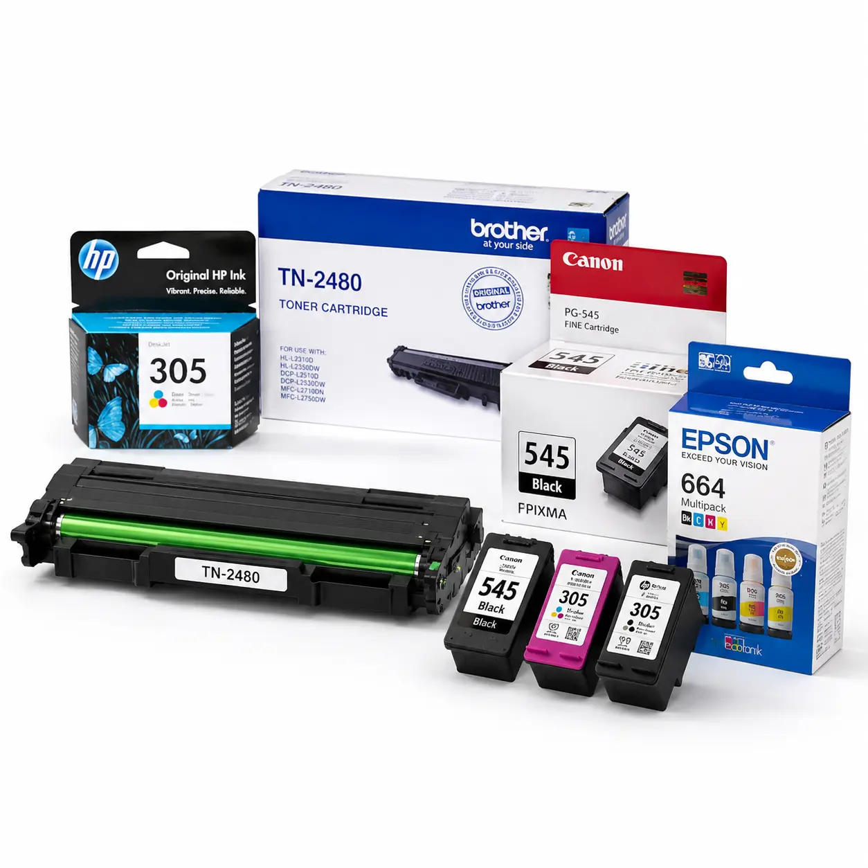 Printer ink and toner cartridges for Brother, Canon, Epson and HP printers