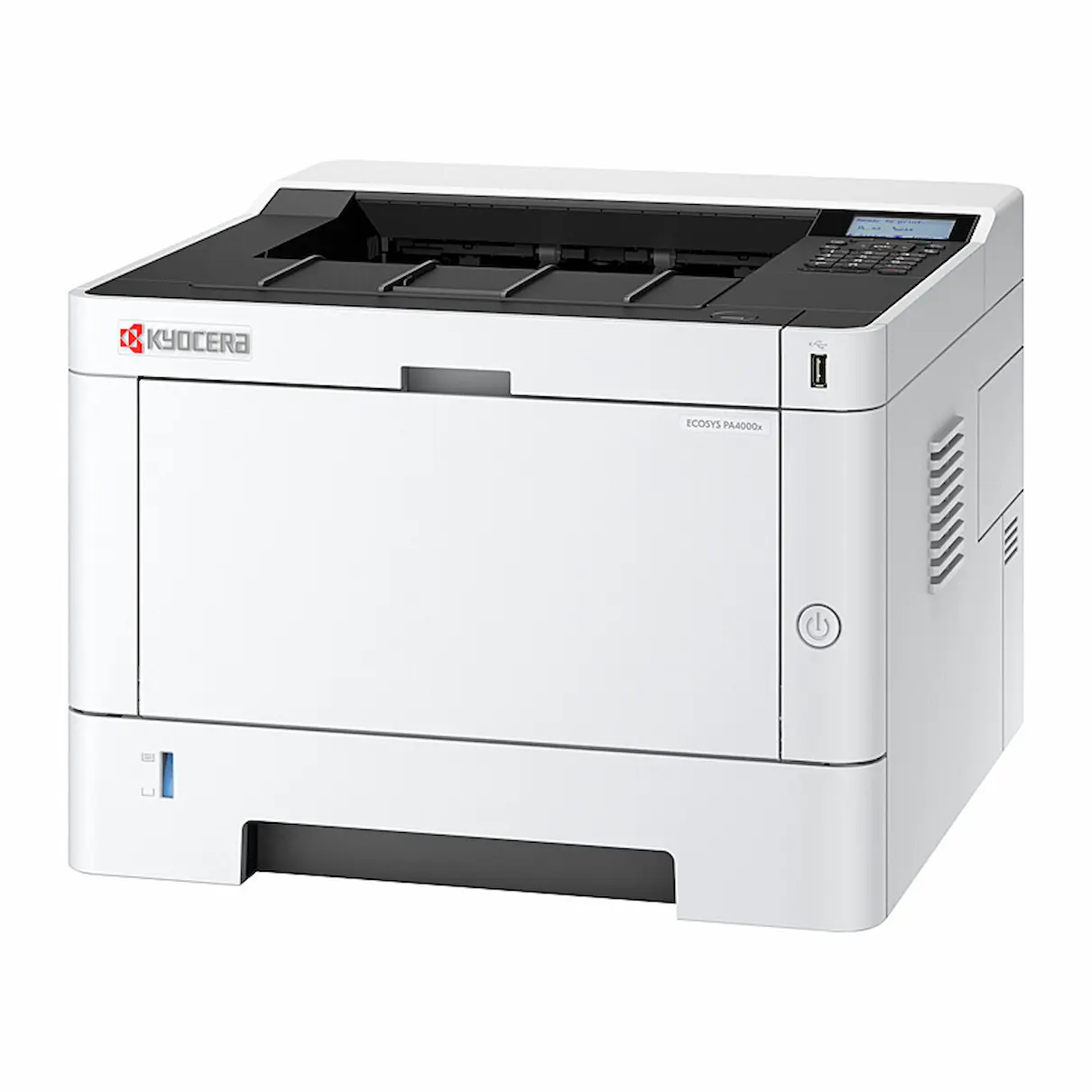Kyocera Ecosys PA4000x mono laser printer side view