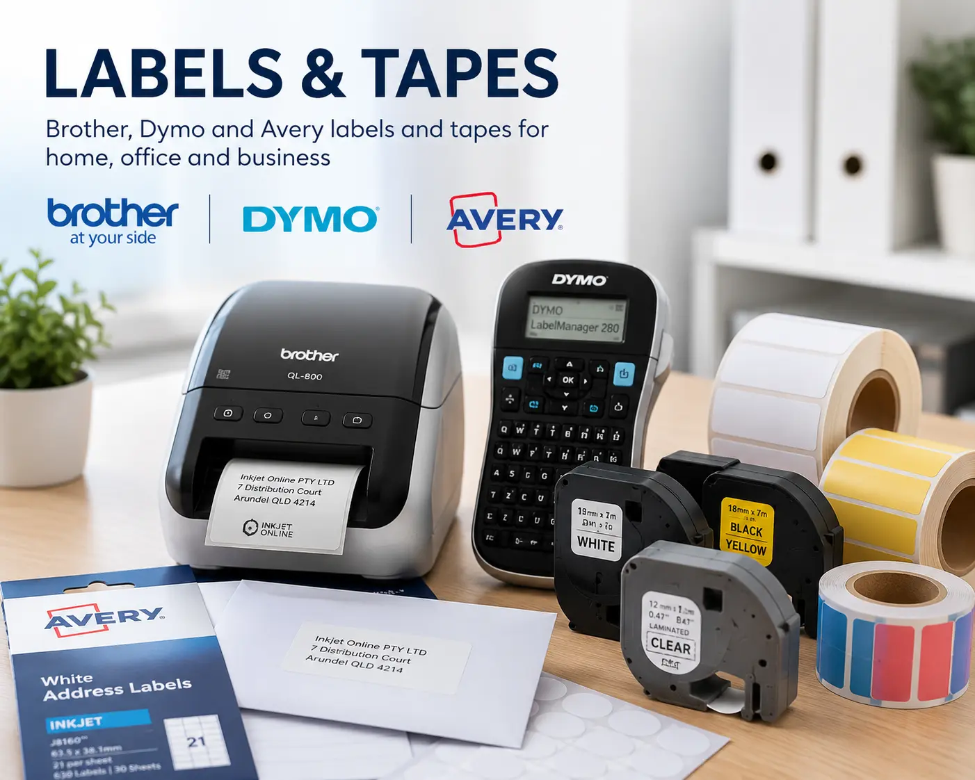 Brother labels and label tapes
