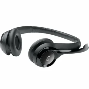 Logitech H390 wired headset side view