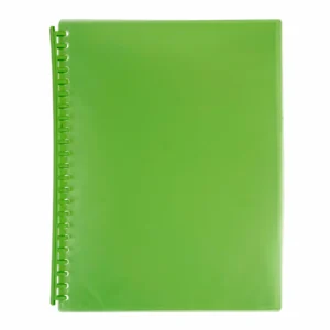 Marbig display book lime, transluscent single
