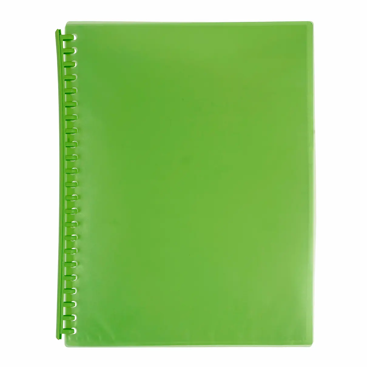 Marbig display book lime, transluscent single