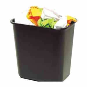 Marbig enviro 12 litre waste bin, black