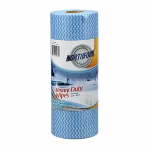 Northfork heavy duty wipes roll 90 sheets