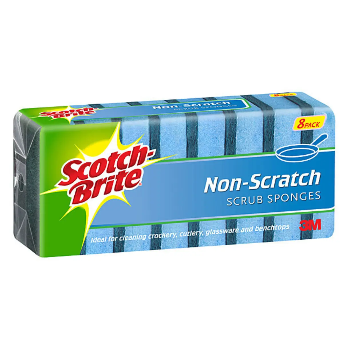 Scotch-Brite non scratch scrub sponge 8 pack
