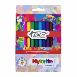 Texta Nylorite Colouring Markers Pk 12