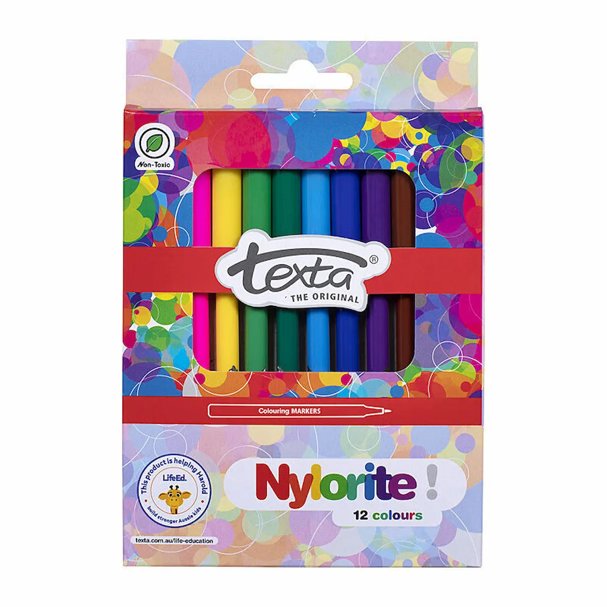 Texta Nylorite Colouring Markers Pk 12
