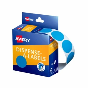 Avery 24mm Blue Dots Dispenser Box