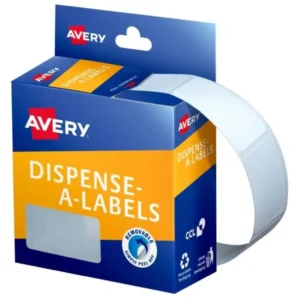 Avery white 24 x 38mm dispenser labels