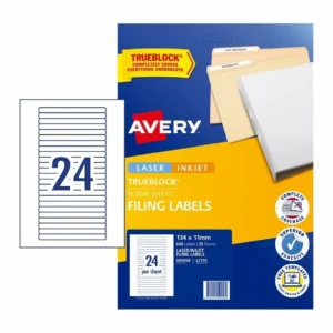 Avery Filing Labels, L7170, 24up, 25 sheets