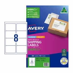 Avery Eco 8up Shipping Labels 959037