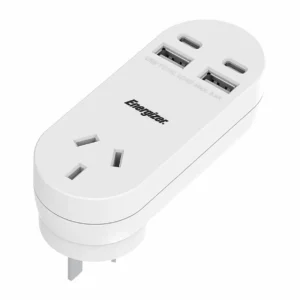 Energizer 1 Outlet Power Adaptor side view