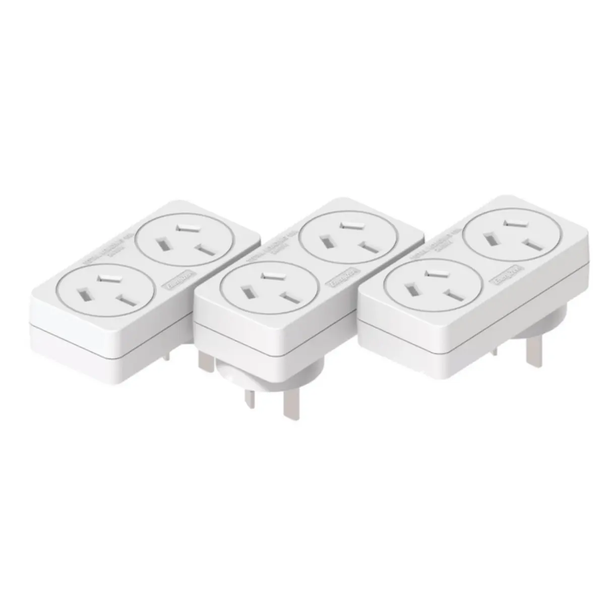 Energizer 2 Socket Power Adaptor 3 Pack