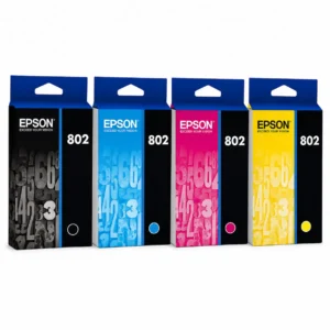Epson 802 Black, Cyan, Magenta and Yellow Bundle Pack Ink Cartridges