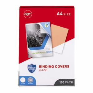 GBC Binding Covers, 150 micron, A4, pack 100
