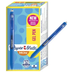 Papermate Inkjoy Gel Pens Blue, Box 12