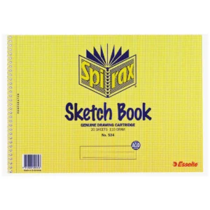 Spirax Sketch Book A4 size 20 leaf