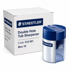 Staedtler Double Hole Tub Sharpener Blue Box 10