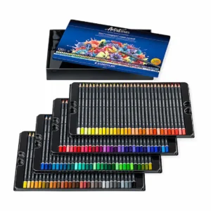 Staedtler Lumograph Aquarell Watercolour Pencils, Tin 120, trays