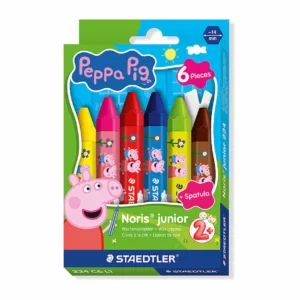 Staedtler Peppa Pig Crayons, Pack 6