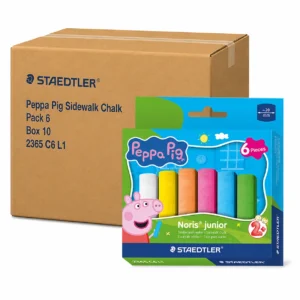 Staedtler Peppa Pig Dry Chalk Sticks, pack 6, box 10
