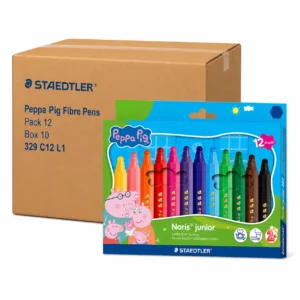 Staedtler Peppa Pig Fibre Pens Pack 12, Box 6