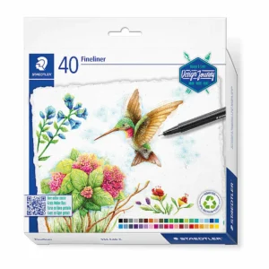 Staedtler Triplus Fineliner Assorted Box 40 Colours