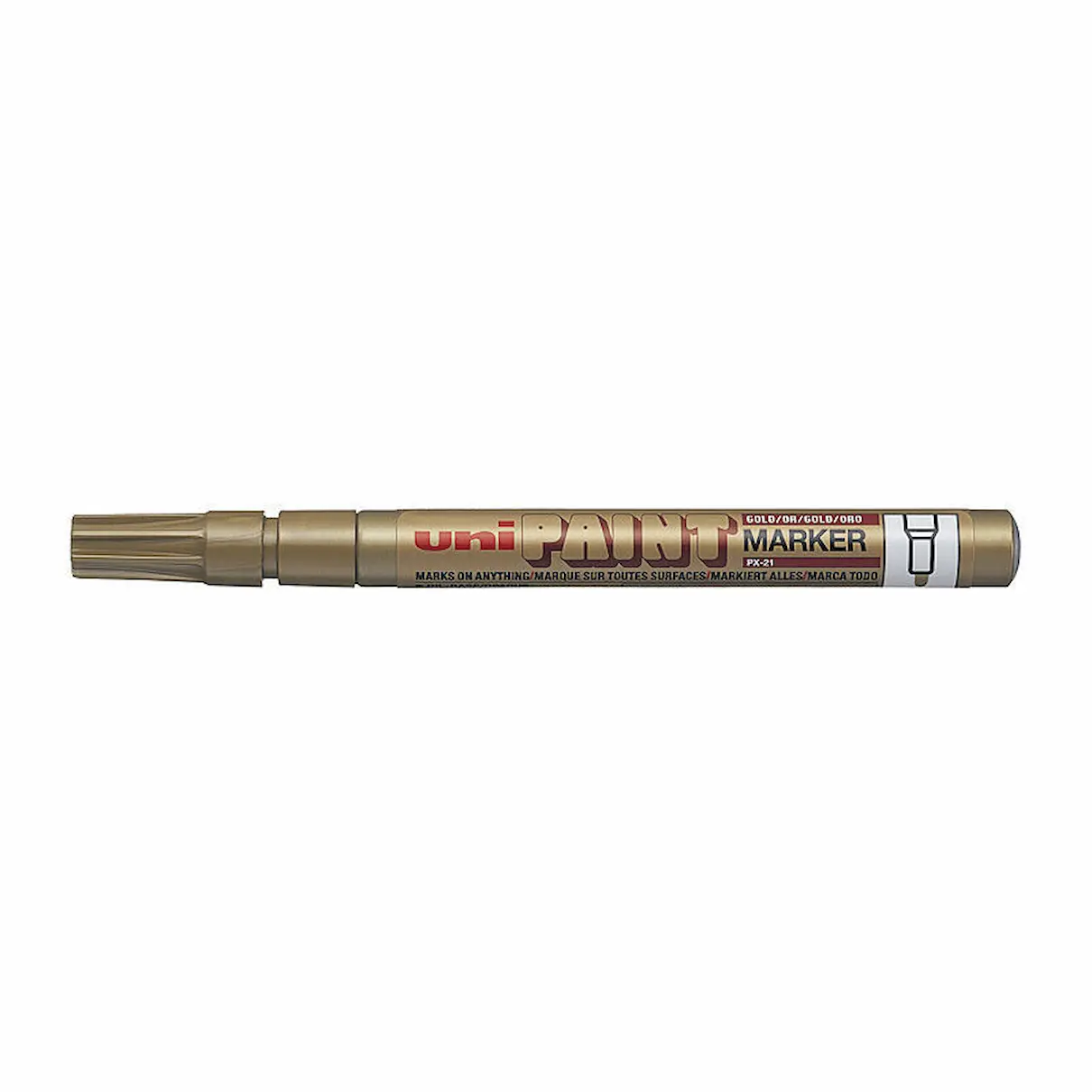 Uni PX21 fine gold paint marker
