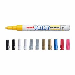 Uni PX21 fine paint markers, assorted colours, box 12