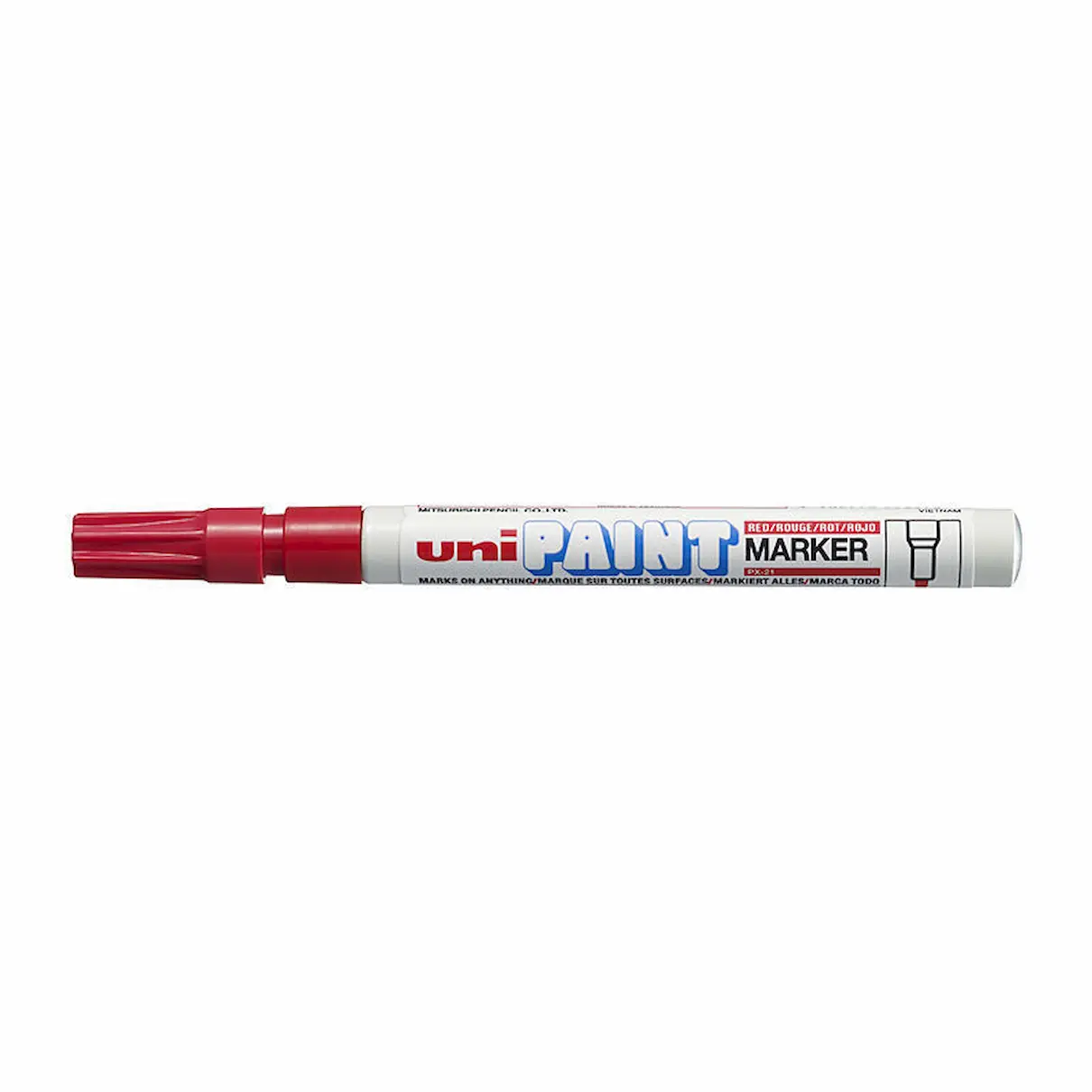 Uni PX21 fine red paint marker
