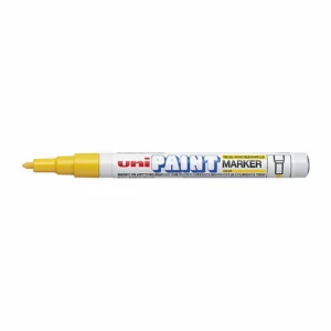 Uni PX21 yellow paint marker, fine
