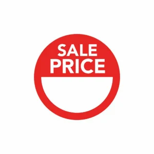 Avery round sale price label