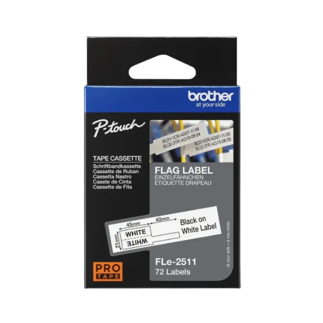 Brother FLe flag labels