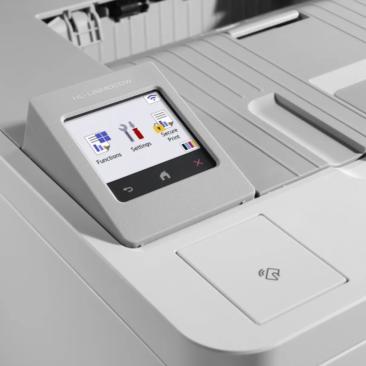 Brother HL-L8240CDW printer screen