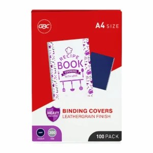 GBC Leathergrain Binding Covers, Navy