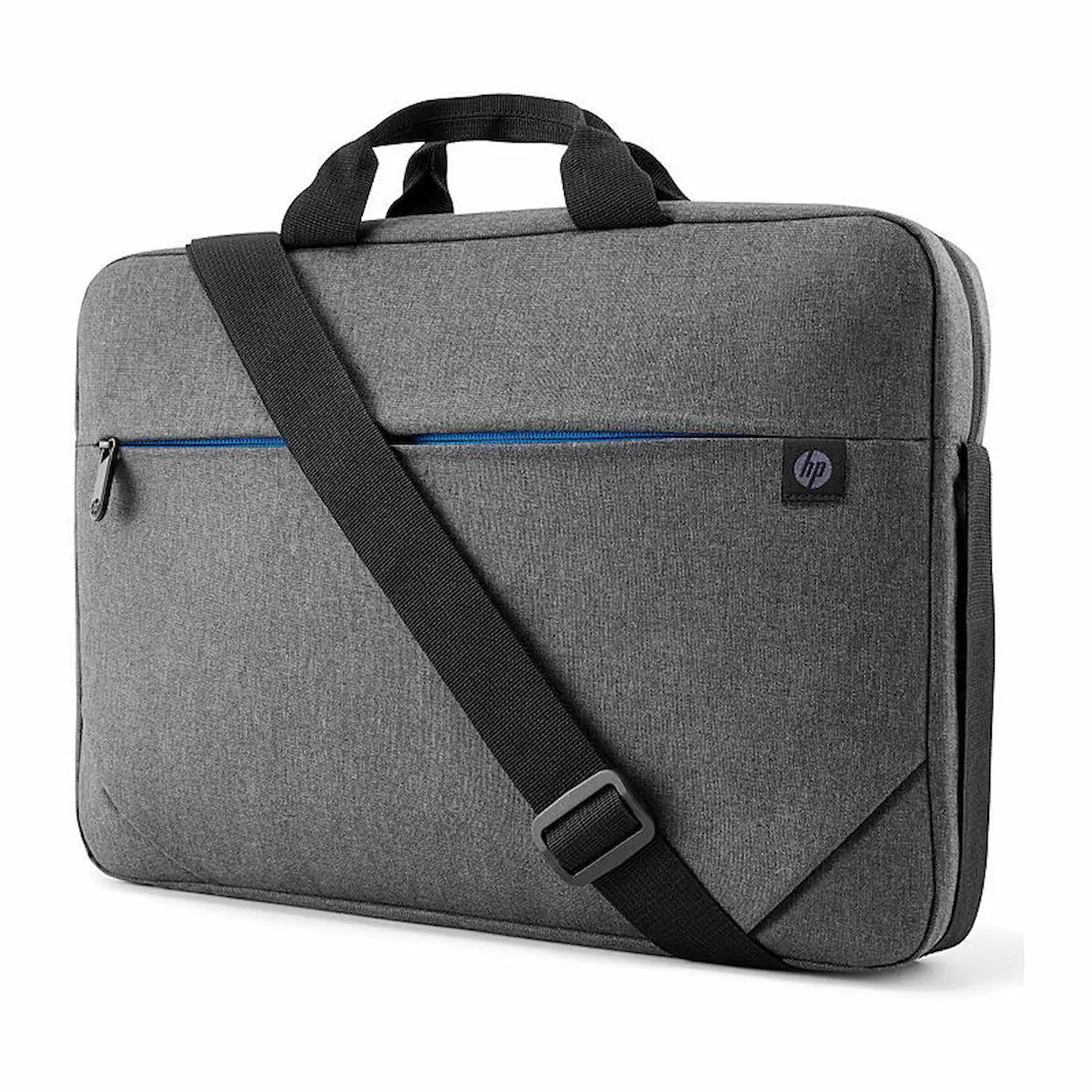 HP Prelude 15 inch, top load, laptop bag, side view