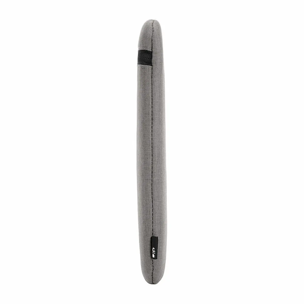 Incase carry sleeve for 13 inch laptops, grey, side view