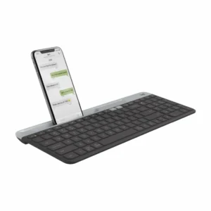 Logitech K580 Slim Multi-Device Wireless Keyboard, side view
