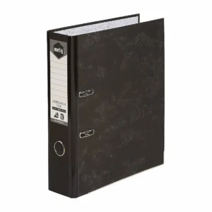 Marbig A4 Lever Arch File, Black Mottle
