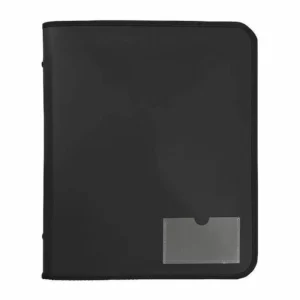 Marbig Zipper Binder, 2D, 25mm, Black
