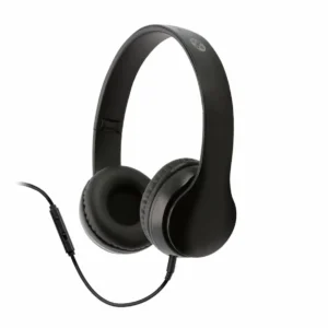 Moki Flip Wired Headphones, Black