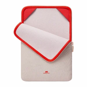 Rivacase 12 inch Laptop Sleeve, Blush, inner